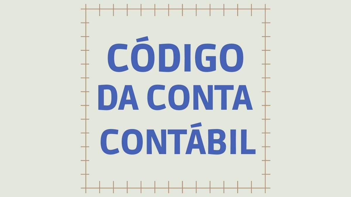 codigo da conta contabil