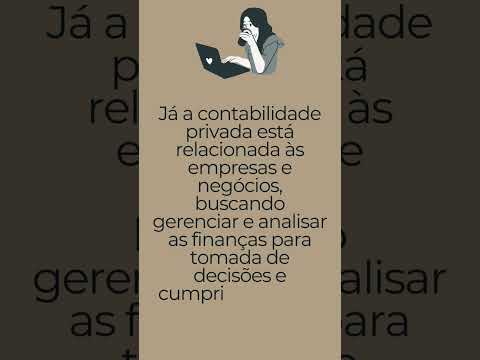 Qual a diferença entre contabilidade pública e privada? #shorts